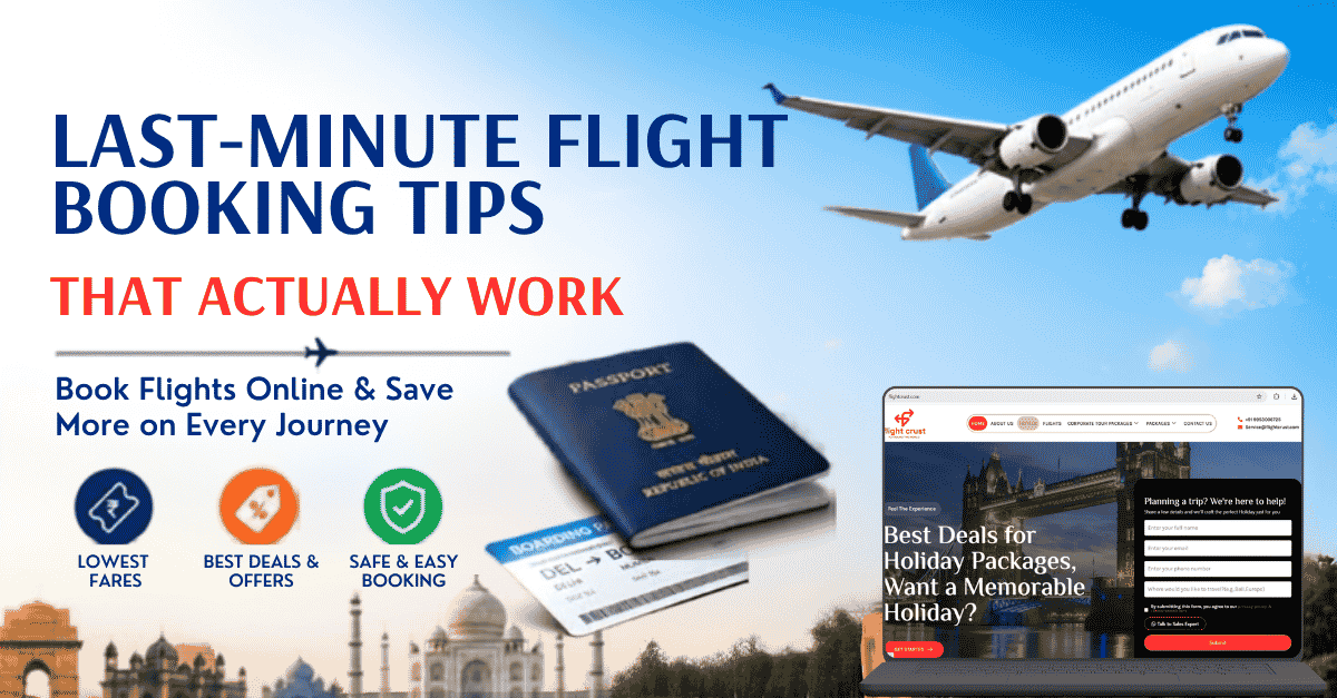 Last-Minute Flight Booking Tips That Actually Work